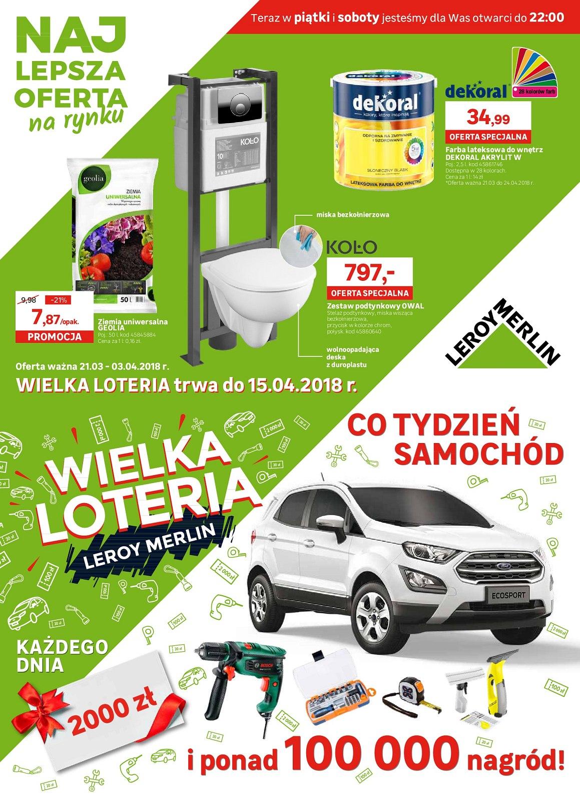 Gazetka promocyjna Leroy Merlin str. 1