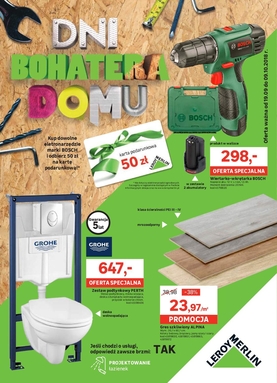 Gazetka promocyjna Leroy Merlin str. 1