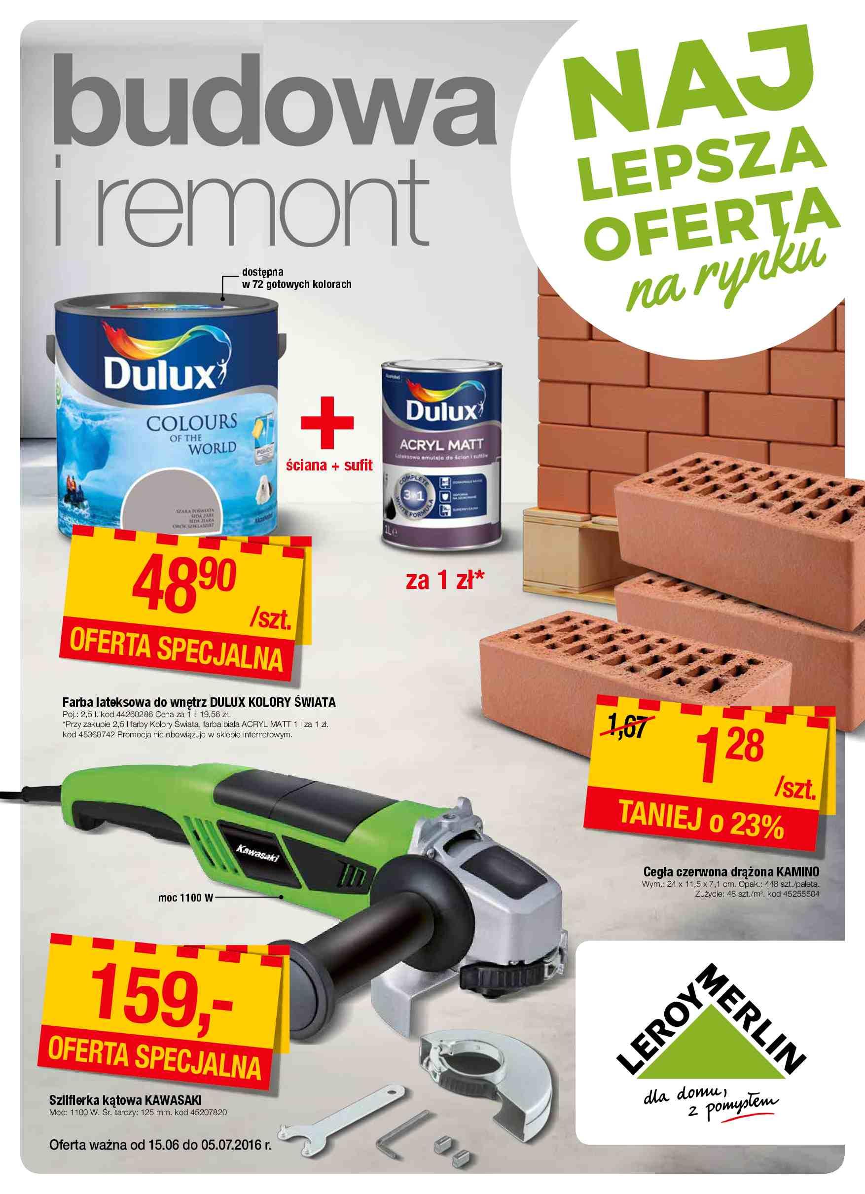 Gazetka promocyjna Leroy Merlin str. 1