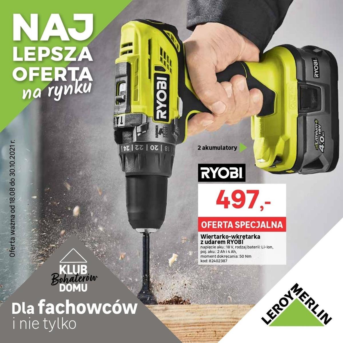 Gazetka promocyjna Leroy Merlin str. 1